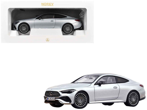 2024 Mercedes-Benz CLE Coupe Hightech Silver Metallic 1/18 Diecast Model Car by Norev