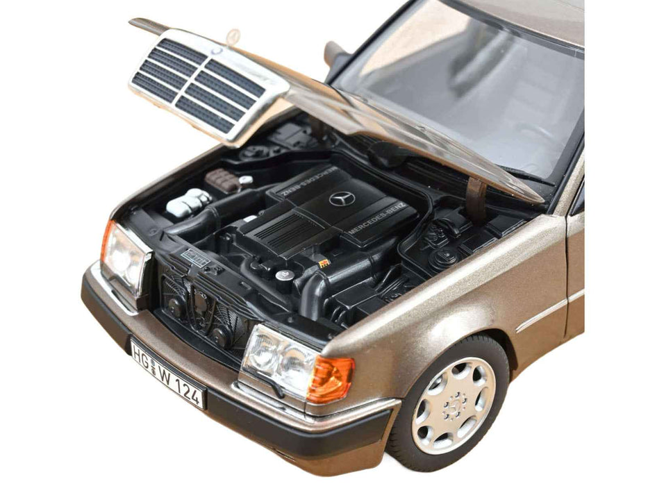 1990 Mercedes-Benz 500 E Impala Brown Metallic 1/18 Diecast Model Car by Norev