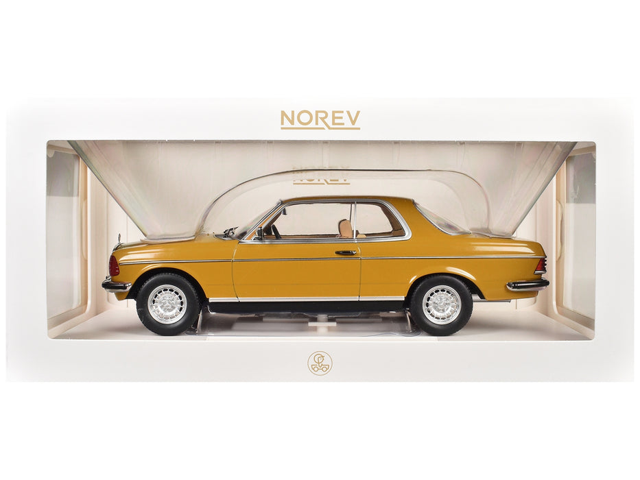 1980 Mercedes-Benz 280 CE Sahara Yellow 1/18 Diecast Model Car by Norev