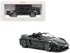 2023 Porsche 718 Spyder RS Weissach Pack Forest Green Metallic with Carbon Hood Stripes 1/18 Diecast Model Car by Norev