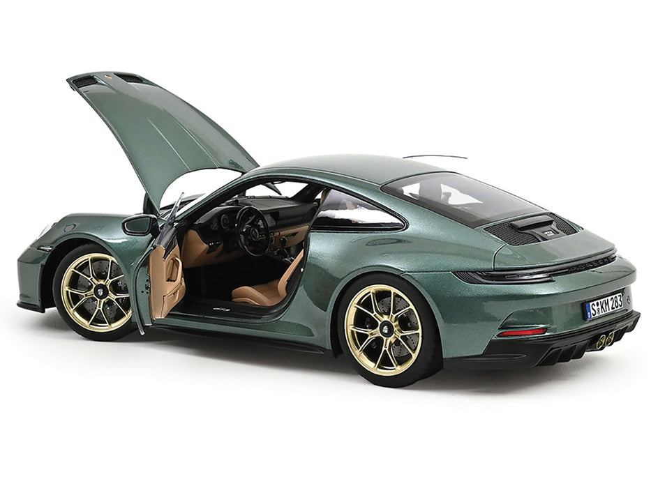 2021 Porsche 911 GT3 Malachite Green Metallic 1/18 Diecast Model Car by Norev