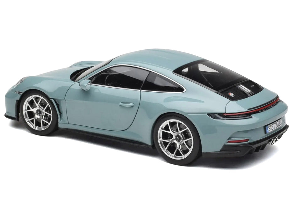 2023 Porsche 911 S/T Meissen Blue 1/18 Diecast Model Car by Norev