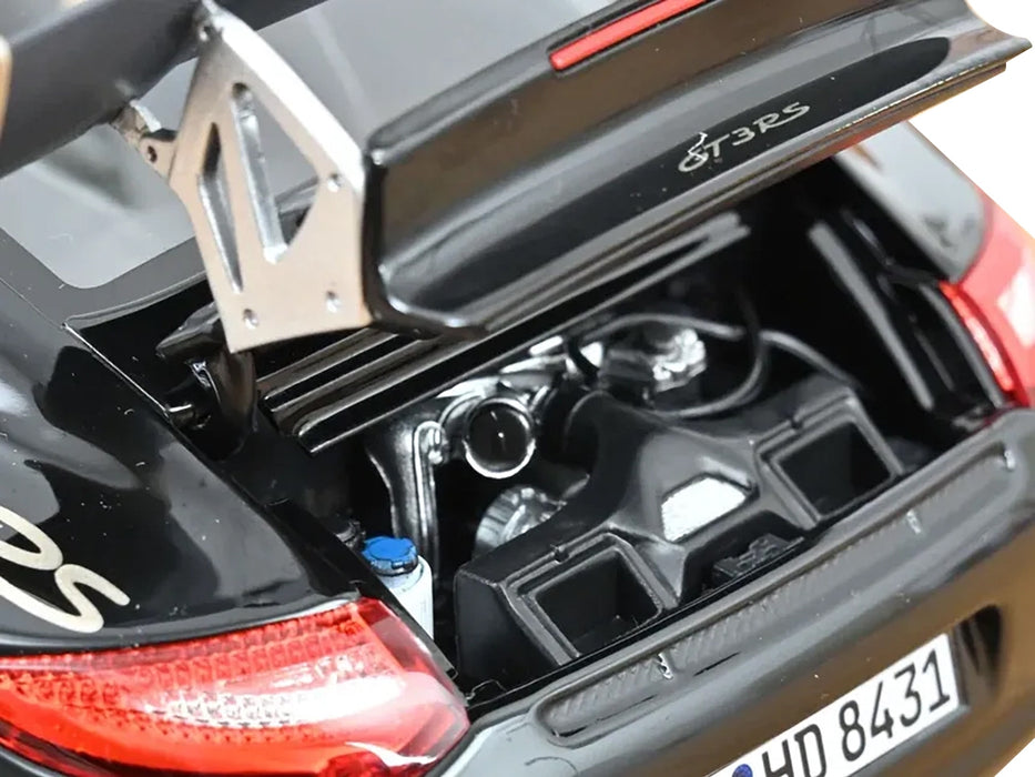 2009 Porsche 911 GT3 RS Black with Gold Accents and Wheels 1/18 Diecast Model Car by Norev