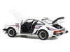 1980 Porsche 911 Turbo 3.3 White with Blue and Red Graphics 1/18 Diecast Model Car by Norev