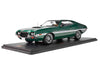 1972 Ford Gran Torino Sport 2-Door Green Metallic with White Stripes 1/18 Diecast Model Car by IXO Models