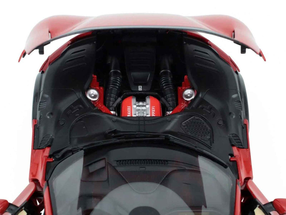 2022 Ferrari Purosangue Rosso Corsa Red with Black Top 1/18 Diecast Model Car by Polistil