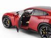 2022 Ferrari Purosangue Rosso Corsa Red with Black Top 1/18 Diecast Model Car by Polistil