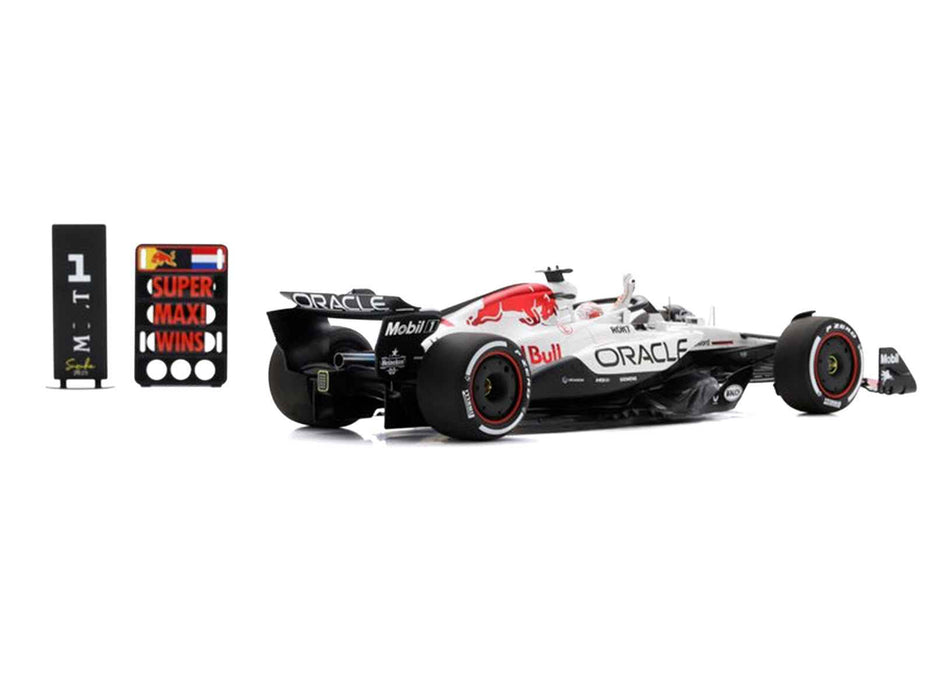 Red Bull Racing RB21 #1 Max Verstappen "Oracle Red Bull Racing" Winner Formula One F1 "Japanese GP" (2025) with Acrylic Display Case 1/18 Model Car by Spark