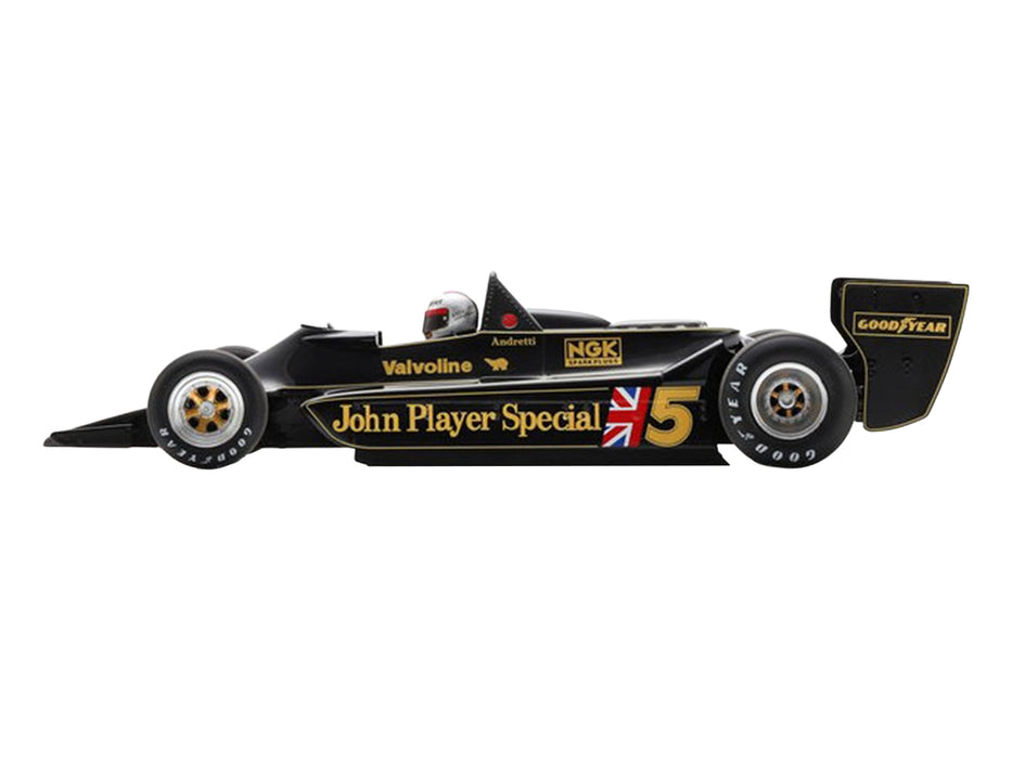 Lotus 79 #5 Mario Andretti "John Player Team Lotus" Winner Formula One F1 "Belgian GP" (1978) with Acrylic Display Case 1/18 Model Car by Spark