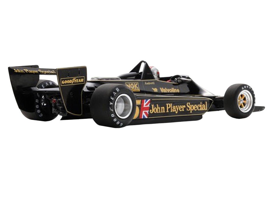 Lotus 79 #5 Mario Andretti "John Player Team Lotus" Winner Formula One F1 "Belgian GP" (1978) with Acrylic Display Case 1/18 Model Car by Spark