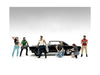 "Muscle Mechanics" 6 piece Figure Set for 1/18 Scale Models by American Diorama