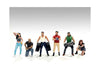 "Muscle Mechanics" 6 piece Figure Set for 1/18 Scale Models by American Diorama
