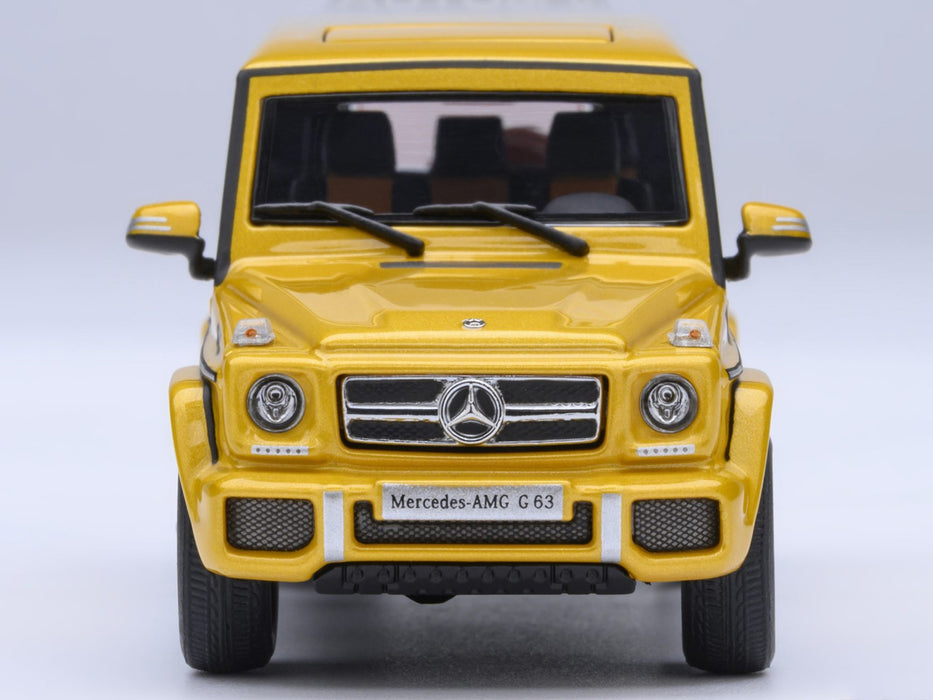 2017 Mercedes-Benz AMG G 63 Solar Beam Yellow 1/64 Diecast Model Car by Autoart