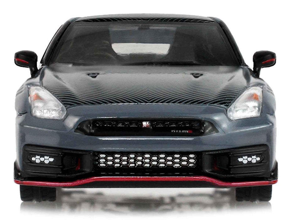 2024 Nissan GT-R (R35) NISMO RHD (Right Hand Drive) Stealth Gray with Carbon Top and Hood "Tokyo Torque" Series 10 1/64 Diecast Model Car by Greenlight