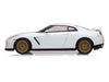 2007 Nissan GT-R (R35) Pearl White with Gold Wheels "Tokyo Torque" Series 10 1/64 Diecast Model Car by Greenlight