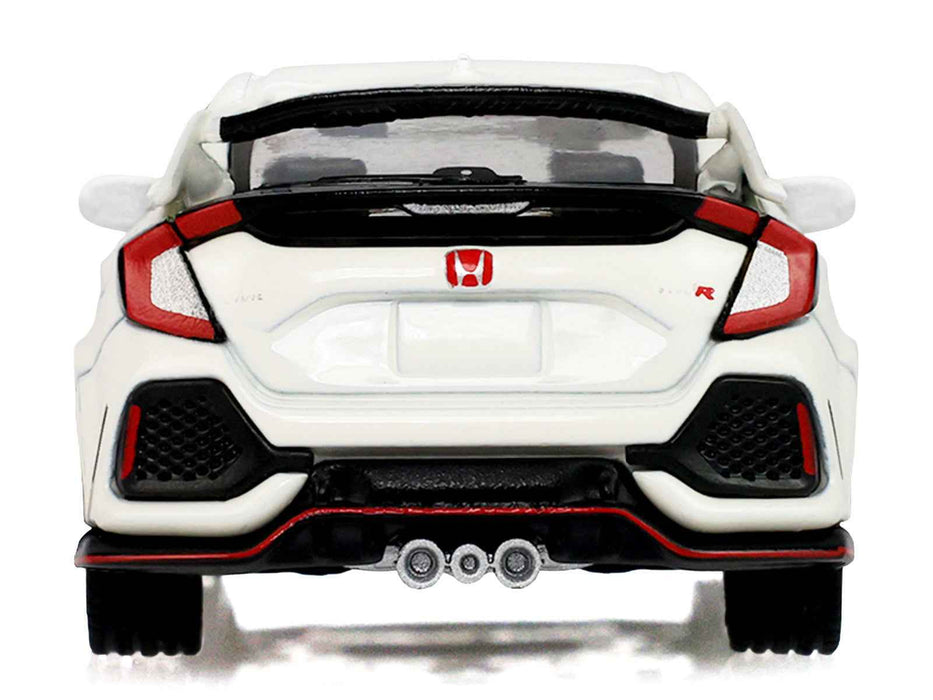 2018 Honda Civic Type-R (FK8) RHD (Right Hand Drive) Championship White with Carbon Hood "Tokyo Torque" Series 10 1/64 Diecast Model Car by Greenlight