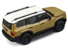 Toyota Land Cruiser 250 Sand with White Top 1/64 Diecast Model Car by Trends Hobby