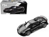 Porsche 918 Spyder Black with Carbon Top 1/64 Diecast Model Car by Trends Hobby