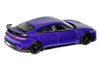 Porsche Taycan Turbo GT Purple 1/64 Diecast Model Car by Trends Hobby