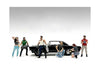 "Muscle Mechanics" 6 piece Figure Set for 1/24 Scale Models by American Diorama