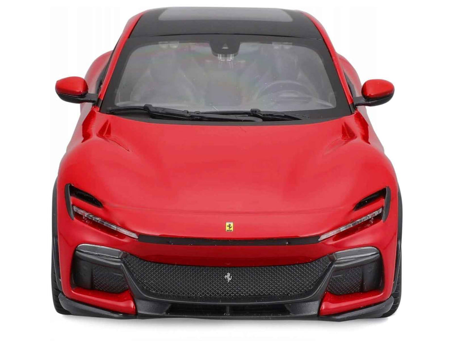 Ferrari Purosangue Red with Sunroof "Race + Play" Series 1/24 Diecast Model Car by Bburago