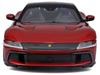 Ferrari 12Cilindri Red Metallic with Black Top "Race + Play" Series 1/24 Diecast Model Car by Bburago
