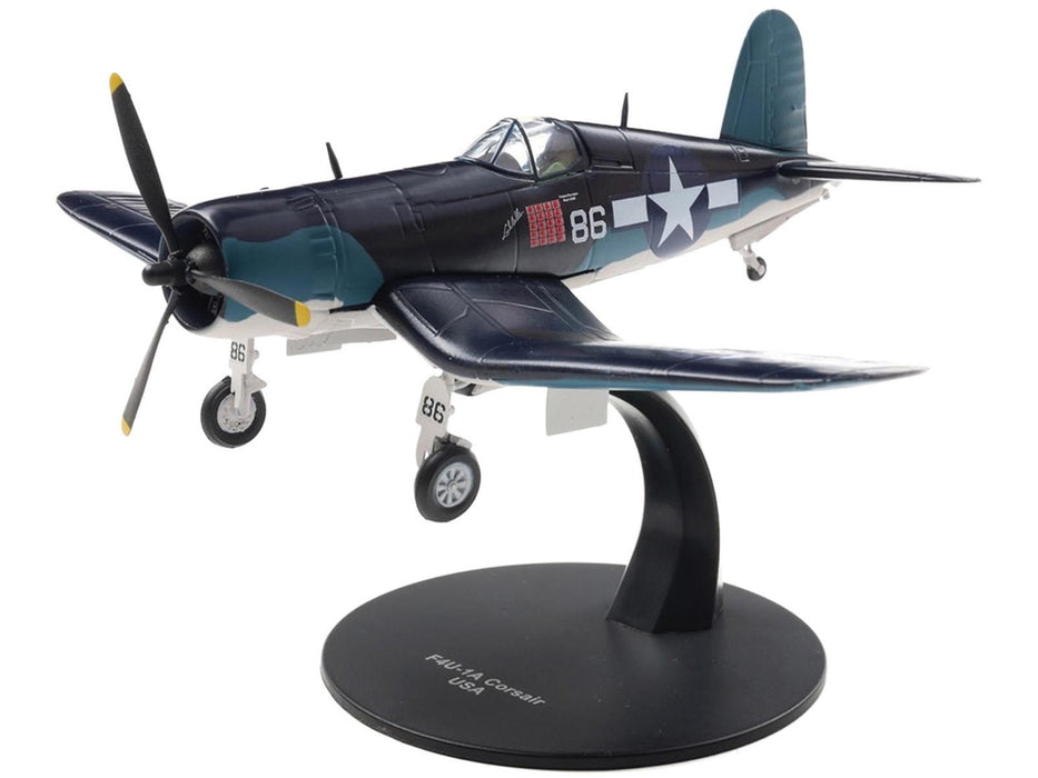 Vought F4U-1A Corsair Fighter Aircraft "Maj. Gregory "Pappy" Boyington VMF 214" United States Marine Corps 1/72 Diecast Model by Militaria Die Cast