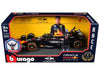 Red Bull Racing RB20 #1 Max Verstappen "Oracle" Winner Formula One F1 Championship "Drivers' Champion" (2024) with Driver Figure 1/24 Diecast Model Car by Bburago