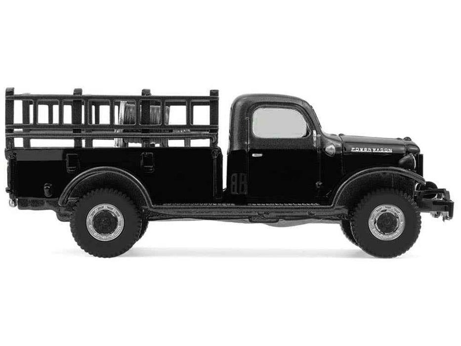 1946 Dodge Power Wagon Fire Truck Black "Black Bandit" Series 30 1/64 Diecast Model Car by Greenlight