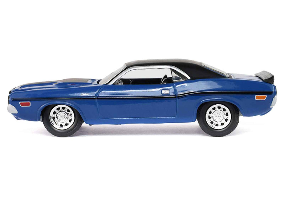 1970 Dodge Challenger Blue with Black Top "America 250 Edition" "Anniversary Collection" Series 18 1/64 Diecast Model Car by Greenlight