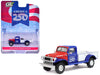 1946 Dodge Power Wagon Pickup Truck Red White and Blue "America 250 Edition" "Anniversary Collection" Series 18 1/64 Diecast Model Car by Greenlight