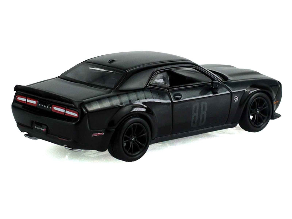 2017 Dodge Challenger SRT Hellcat Widebody Black "Black Bandit" Series 31 1/64 Diecast Model Car by Greenlight
