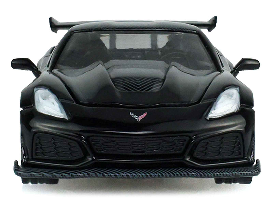 2019 Chevrolet Corvette ZR1 Black "Black Bandit" Series 31 1/64 Diecast Model Car by Greenlight