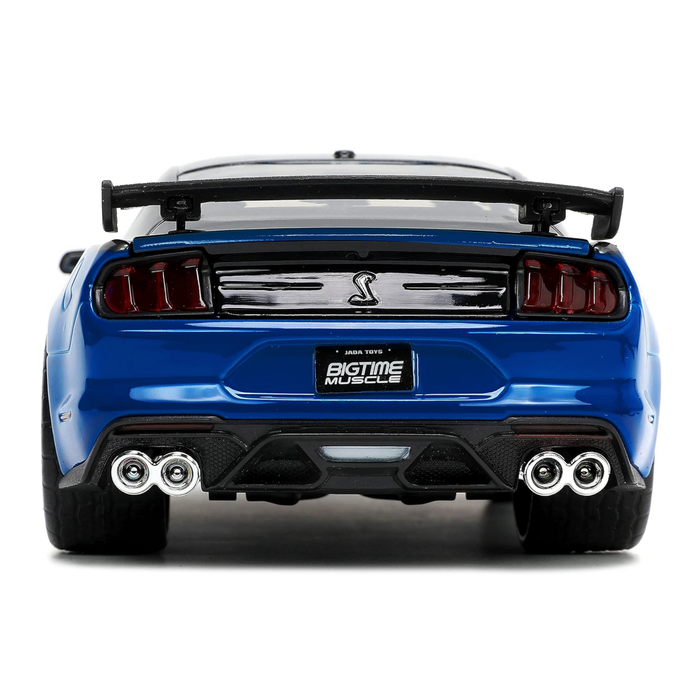 NEW Jada Toys Big Time Muscle 1:24 2020 Ford Mustang Shelby GT500 Blue/Black