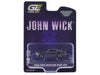 1969 Ford Mustang Boss 429 Silver Chrome Edition with Black Stripes "John Wick" (2014) Movie "Hobby Exclusive" Series 1/64 Diecast Model Car by Greenlight