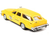 1974 Buick Estate Station Wagon Taxi Yellow 1/87 (HO) Scale Model by Classic Metal Works - Miniature Motors