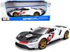 2021 Ford GT #98 White "Heritage Edition" 1/18 Diecast Model Car by Maisto - Miniature Motors