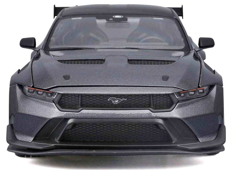 2025 Ford Mustang GTD Dark Gray Metallic with Black Top "Special Edition" Series 1/18 Diecast Model Car by Maisto