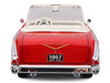1957 Chevrolet Bel Air Convertible Red with White Interior "Special Edition" Series 1/18 Diecast Model Car by Maisto