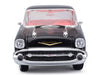 1957 Chevrolet Bel Air Coupe Black with Red Interior "Special Edition" Series 1/18 Diecast Model Car by Maisto
