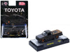 1985 Toyota SR5 Pickup Truck "Slammed Custom" Matt Gray with Carbon Hood Limited Edition to 10890 pieces Worldwide 1/64 Diecast Model Car by M2 Machines