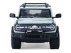 2021 Ford Bronco 4-Door Badlands Cactus Gray with Black Top and Motorcycle with Utility Trailer "Hitch & Tow" Series 33 1/64 Diecast Model Cars by Greenlight