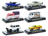 "Auto-Thentics" 6 piece Set Release 99 IN DISPLAY CASES Limited Edition 1/64 Diecast Model Cars by M2 Machines - Miniature Motors