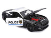 2015 Ford Mustang GT 5.0 "Police" Black and White "Authority" Series 1/24 Diecast Model Car by Maisto
