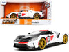 2021 Ford Gt #98 White "Heritage Edition" "Bigtime Muscle" Series 1/24 Diecast Model Car by Jada - Miniature Motors