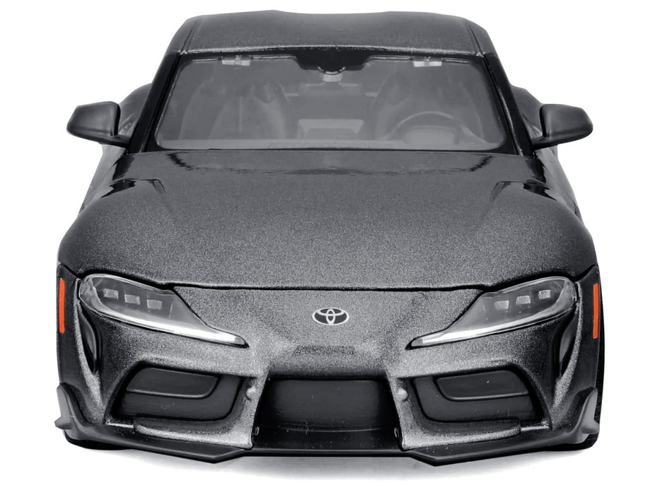 Toyota GR Supra Gray Metallic "Special Edition" Series 1/24 Diecast Model Car by Maisto