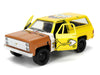1980 Chevrolet K5 Blazer "SpongeBob Star" Livery Yellow "SpongeBob SquarePants" (1999-Current) TV Series "Hollywood Rides" Series 1/32 Diecast Model Car by Jada