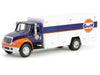 International Durastar 4400 Delivery Truck "Gulf Oil" Dark Blue and White "H.D. Trucks" Series 25 1/64 Diecast Model Car by Greenlight - Miniature Motors