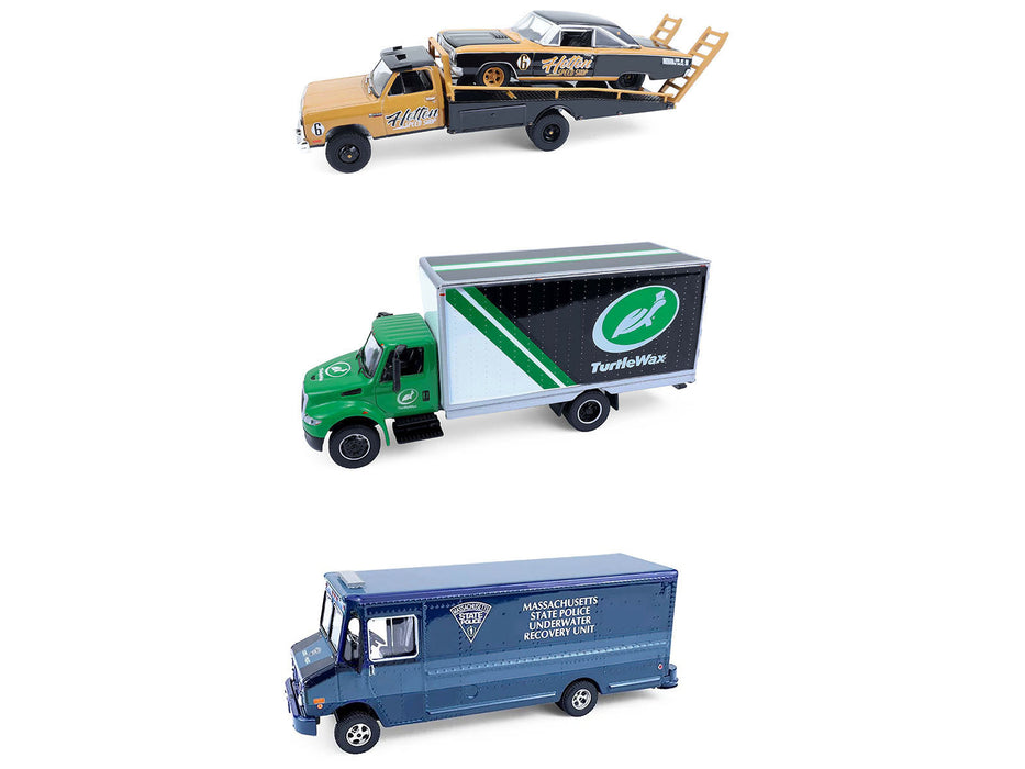 "H.D. Trucks" Series 26 Set of 3 pieces 1/64 Diecast Models by Greenlight