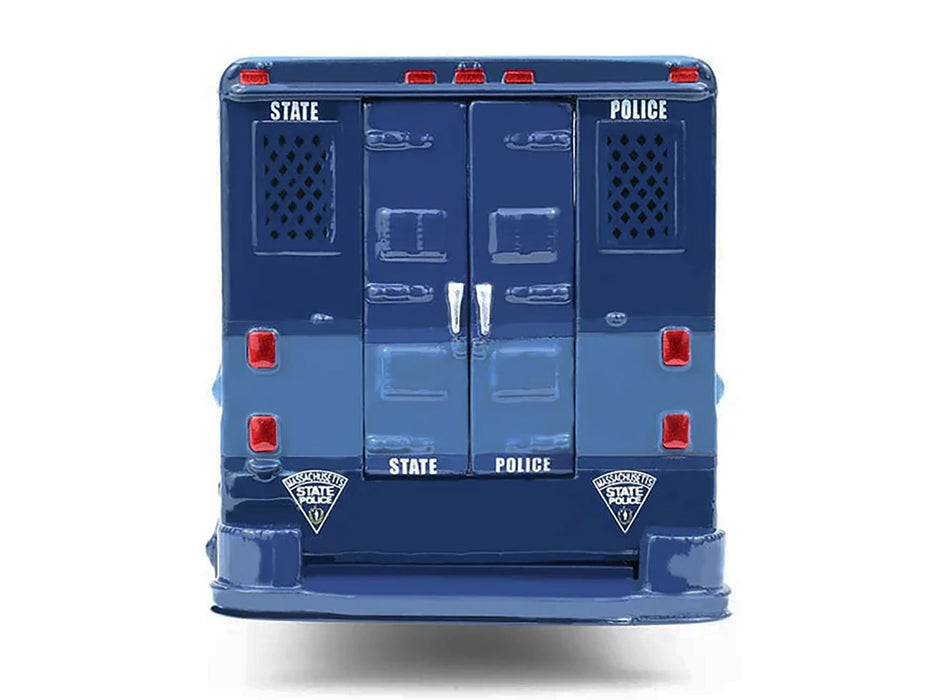 2019 Step Van "Massachusetts State Police Underwater Recovery Unit" Blue Two-Tone "H.D. Trucks" Series 26 1/64 Diecast Model Car by Greenlight